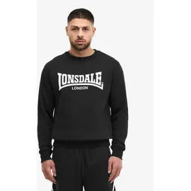 Lonsdale Welham Sweatshirt Schwarz/Weiß L