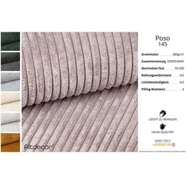 altdecor Wohnlandschaft Rosa, Textil, 4-Sitzer, U-Form 303x79x171 cm, Wohnzimmer, Sofas - Couches, Wohnlandschaften, Wohnlandschaften in U-Form