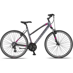 ALTEC Crossbike 28 Zoll Legarda Lady. grau-pink grau 28