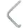 HOPPE Stoßgriff E5210 Aluminium grau