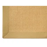 Steffensmeier Astra Sisal Teppich Manaus mit Bordüre Farbe Chablis beige 100% Sisal - 18 Größen, Größe: 140x200 cm