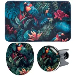 3-teiliges Badezimmer Set Exotic