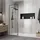 luxebath Wandnische Edelstahl 90 x 30 x 10 cm Schwarz