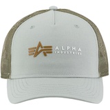 Alpha Industries Alpha Label Trucker Cap Trucker Cap für Herren Dusty Green