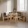 livinity® Eckbankgruppe, Tiberio Goldkraft Eiche 180 x 120 cm mit Tisch