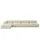 altdecor Ecksofa modulares Sofa Razon-L3 - 380x160x70 cm Beige Bouclé