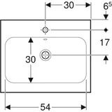 Geberit iCon Aufsatzwaschtisch 501847001