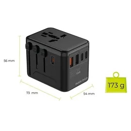 mobile origin GaN 35W Travel Adapter PW4 EU/UK/US/AUS 3x USB-C 2x USB-A