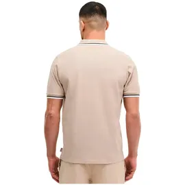 Lonsdale Lion Kurzarm-poloshirt - Sand / Black / White - S