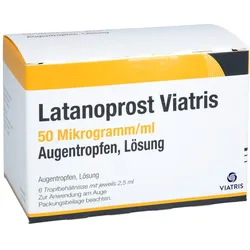 Latanoprost Viatris 50 Mikrogramm/ml Augentropfen 6X2,5 ml