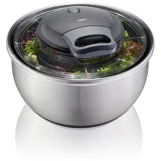 GEFU Salatschleuder Pullit Ø 25 cm Edelstahl Silber