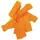 TCM FX Konfetti rechteckig 55 x 18 mm 1 kg Neonorange