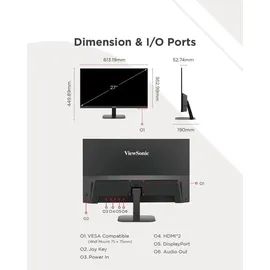 ViewSonic VA2708-4K-HD 27" schwarz
