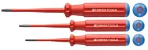 PB Swiss Tools Slim-Schraubendreher-Satz, für TX, vollisoliert, 3-teilig