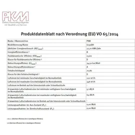 PKM Kaminhaube 60 cm Schwarz