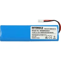 EXTENSILO Akku kompatibel mit Ariete 2718, 00P271310AR0, 00P271810AR0, 2713