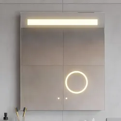 pianura Mia LED Badspiegel 60x70 cm mit Heizung und Licht, Spiegel,