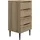 Gami Kommode 4 Schubladen 48 x 78 x 45 cm Braun / Beige