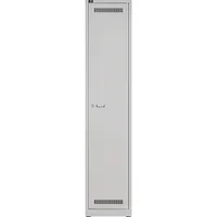BISLEY Garderobenschrank Metall 40,0 x 50,0 x 185,0 cm Lichtgrau
