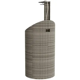 vidaXL Gartendusche grau 100x100x241,5 cm