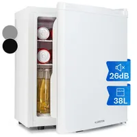 Mini Kühlschrank 38 L Getränkekühlschrank 2 L Flaschenfach leise Hausbar Weiß