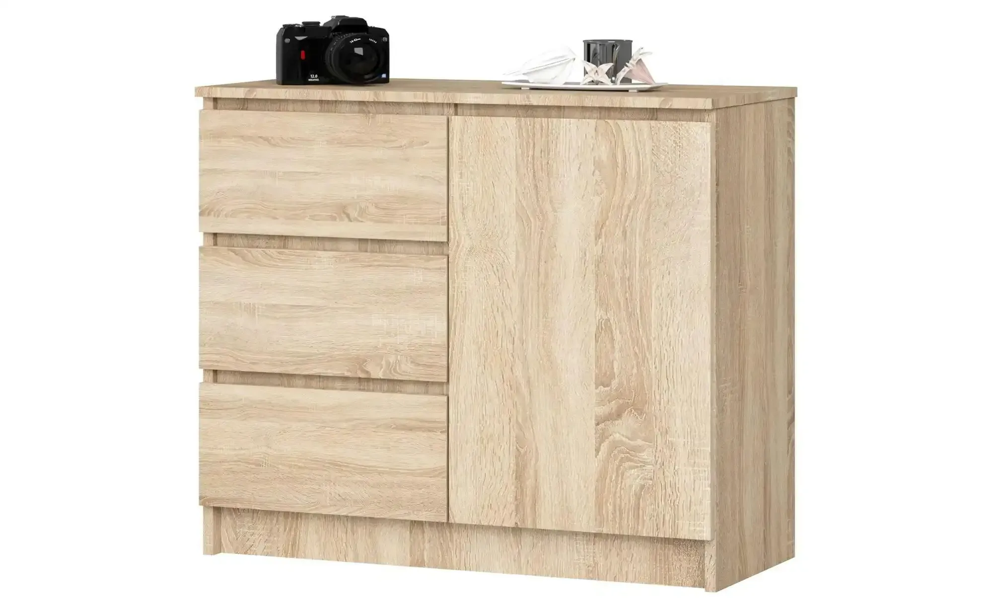 Kommode   ¦ holzfarben ¦ Maße (cm): B: 80 H: 77