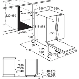 AEG FSB53927Z Einbau-Geschirrspüler (vollintegrierbar, 596 mm breit)