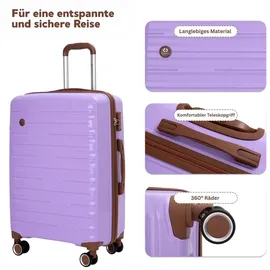 TRAVELHOUSE Ascona Koffer-Set 5-tlg. lila
