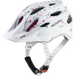 Alpina Carapax JR. - white polka dots matt - 51-56