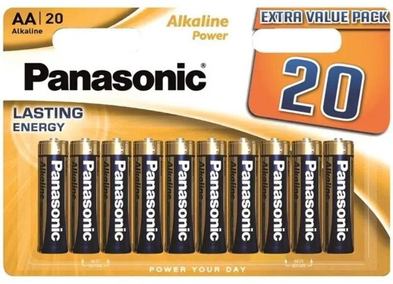 PANASONIC - ALKALINE-BATTERIE AA LR6, BRONZE, BLISTERPACKUNG MIT 20 STÜCK
