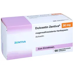 DULOXETIN Zentiva 30 mg magensaftres.Hartkapseln 98 St