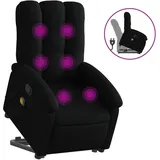 vidaXL Massagesessel mit Aufstehhilfe Stoff 93 x 101 x 93 cm Schwarz