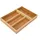 Relaxdays Besteckkasten aus Bambus 4 Fächer 4 x 25 x 34 cm