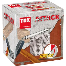 TOX-Dübel Nageldübel Attack 6 x 50 mm 50 Stück