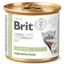 BRIT GRAIN FREE VETERINARY DIET CAT DIABETES 200g