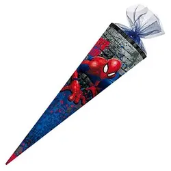 Nestler Tradition in Emotion Schultüte Spiderman 85,0 cm blau/rot