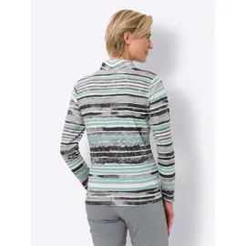 Classic Basics Stehkragen-Shirt grau 52