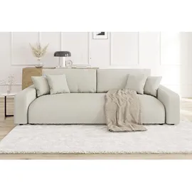 s-style möbel Emma & Sofa mit Schlaffunktion und Bettkasten in Cord-Stoff schöner Sitzkomfort