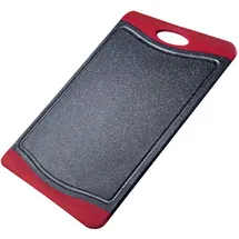 Westmark Schneidbrett, 36,5 x 25 cm, schwarz/rot