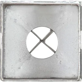 vidaXL Erdspieße 8 x 76 cm Silber/Stahl