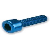 VICMA Schraubensatz 6 Stück Innensechskant Alu blau - M6x20