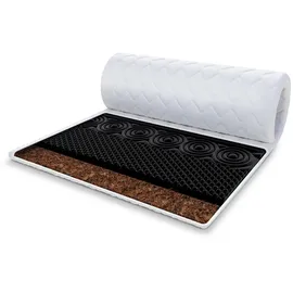 Fdm Topper NERO mit HR-Schaum Kokos 90 x 200 cm weiß