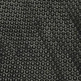 vidaXL PE Poolabdeckung 250 cm schwarz