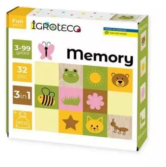 Holz-Memory-Spiel – 32-teilig