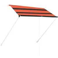 vidaXL Einziehbare Markise 200 x 150 cm orange