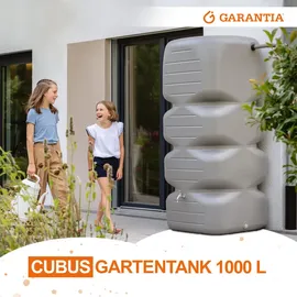 GARANTIA Cubus 1000 l betongrau