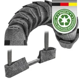 Dune Design DuneDesign 12er Set Filz Bodenschoner für Bierzeltgarnitur Grau