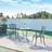 casa.pro Bistro-Set Vena 3-tlg. Dunkelgrau/Grün