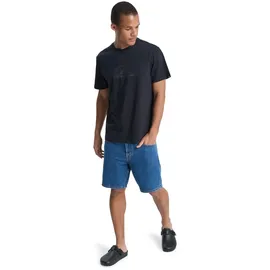 QUIKSILVER T-Shirt mit kurzen Ärmeln, EV Com Logo, SS, schwarz, XS,