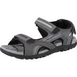 GEOX Herren Uomo Sandal Strada D Sandalen, Stone Lt Grey, 46